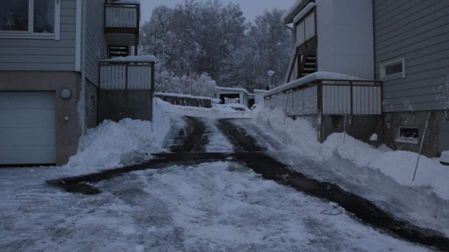 Vintertid med markvärmen påkopplad